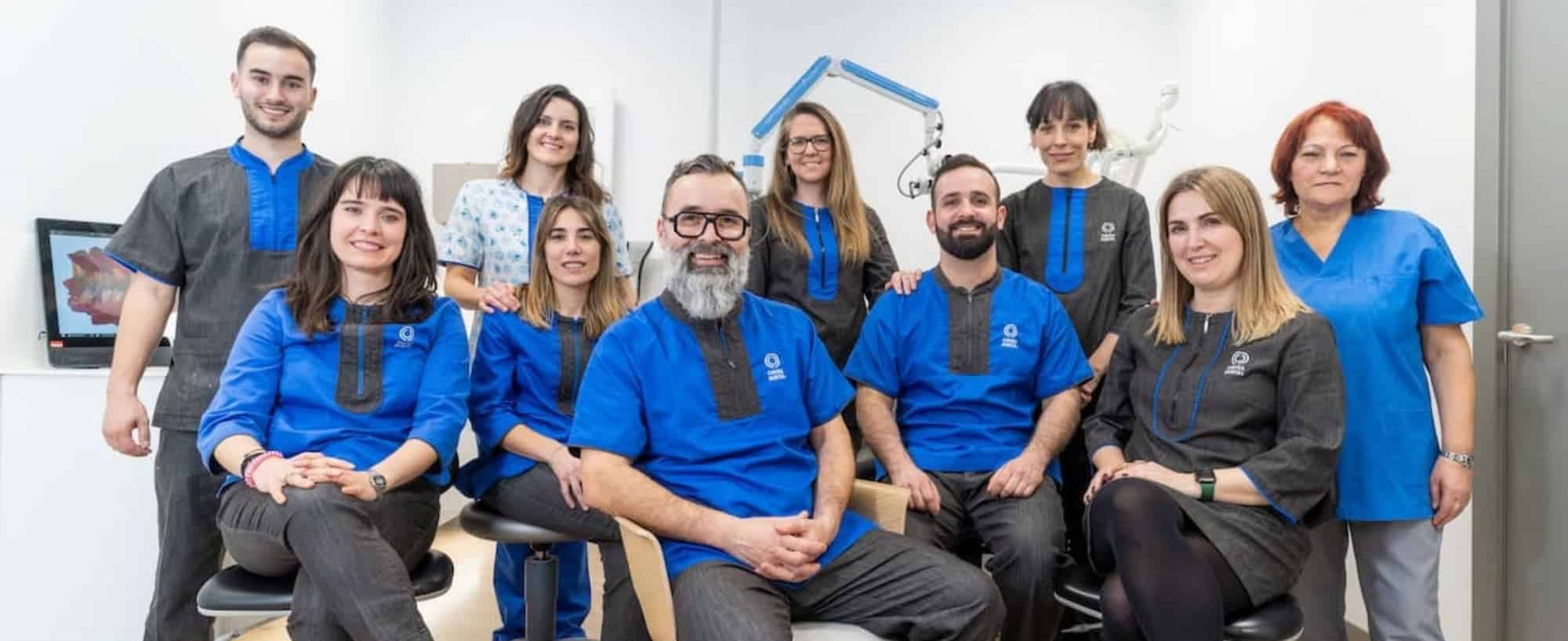 Equipo de la clínica Oreka Dental en Deusto